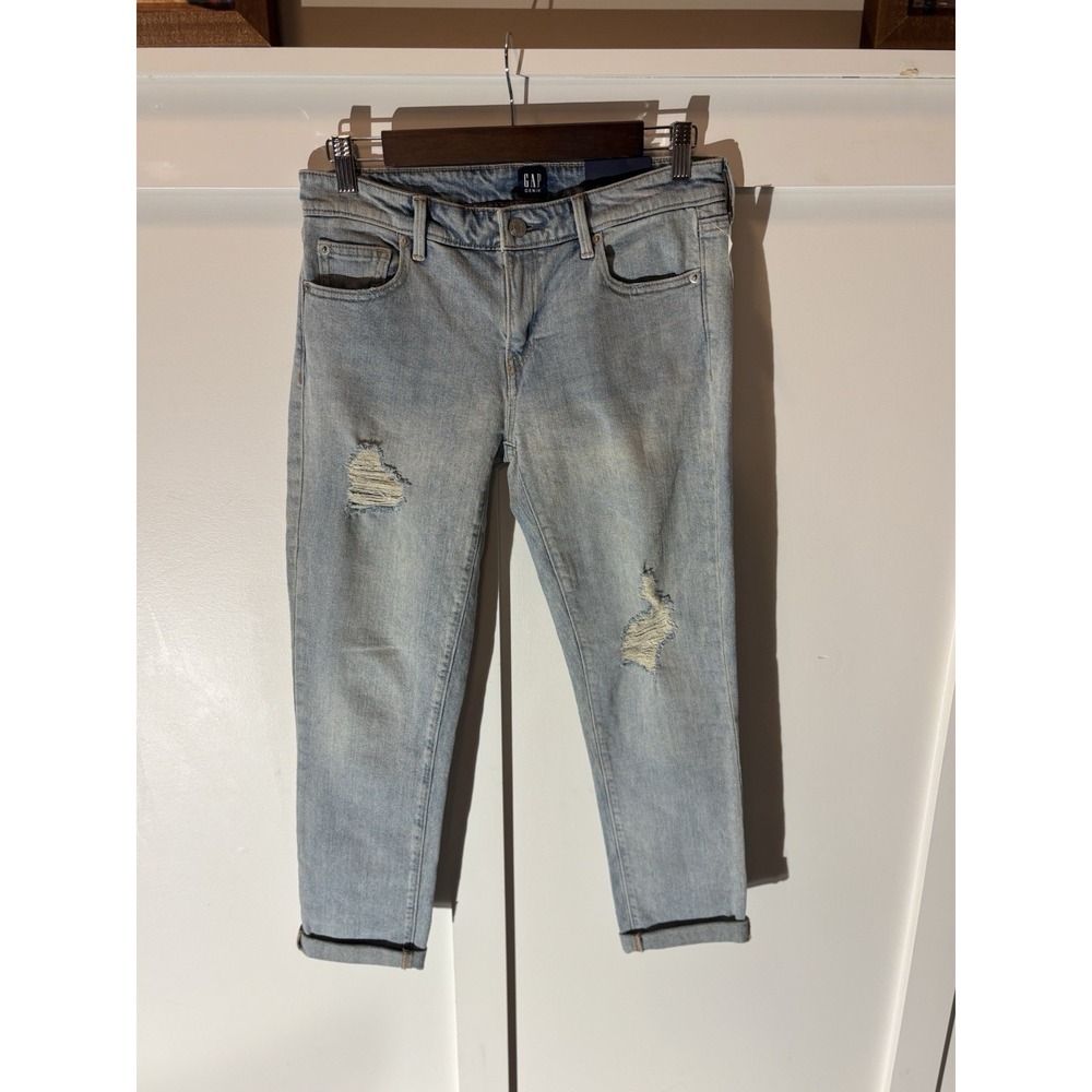 Gap- Women's 26 Girlfriend Mid Rise Tapered Leg Jean- NWT